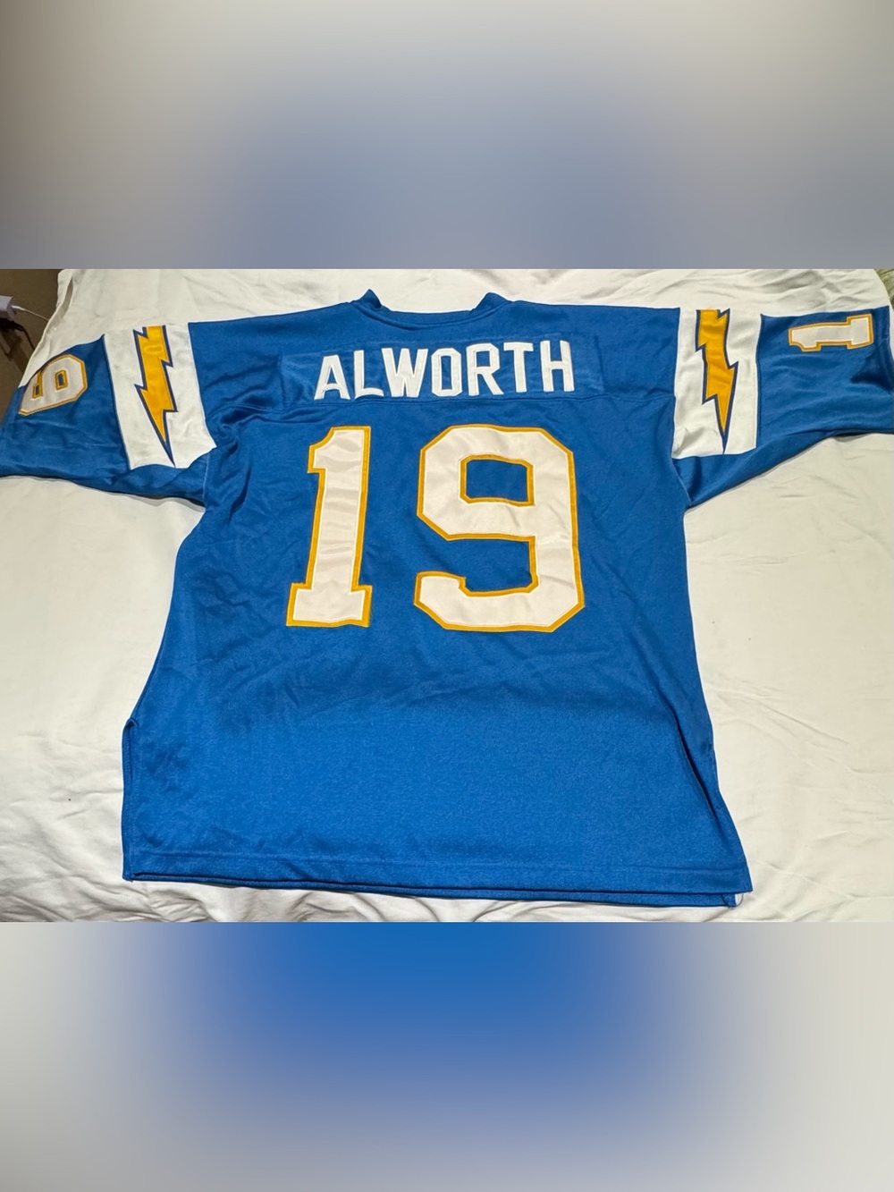 Lance Alworth #19 Chargers 1963 Mitchell & Ness Authentic Jersey Sz 44